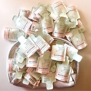 4.5 oz Algenist Alive Prebiotic Balancing Moisturizer SPF 15 samples/makeup bag